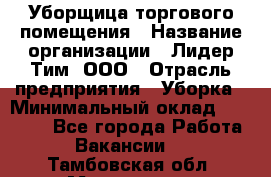 Уборщица торгового помещения › Название организации ­ Лидер Тим, ООО › Отрасль предприятия ­ Уборка › Минимальный оклад ­ 28 900 - Все города Работа » Вакансии   . Тамбовская обл.,Моршанск г.